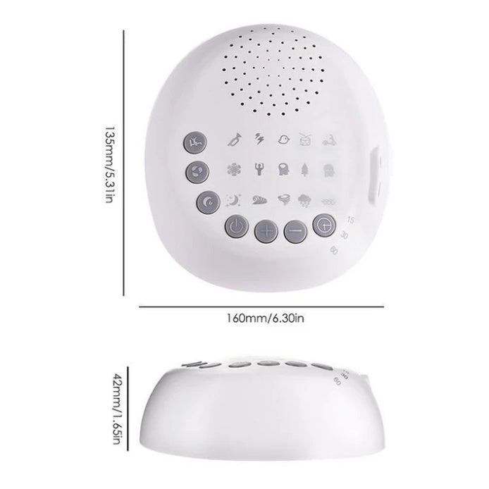 Baby White Noise Machine — 9 Soothing Sounds for Sleep & Relaxation