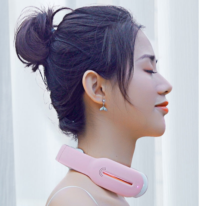 Neck Massager with Remote Control — Low-Frequency Pulse Therapy