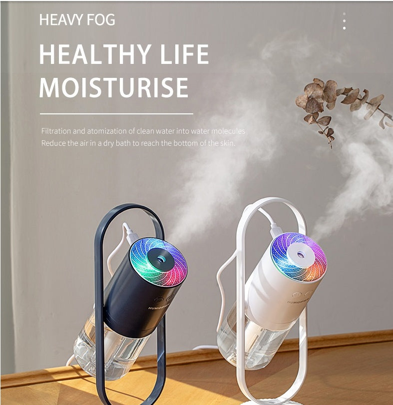 Magic Shadow USB Humidifier — Night Light Projector & Air Purifier
