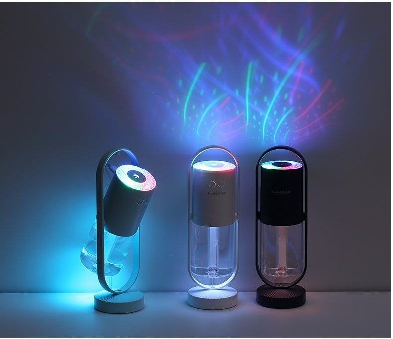 Magic Shadow USB Humidifier — Night Light Projector & Air Purifier
