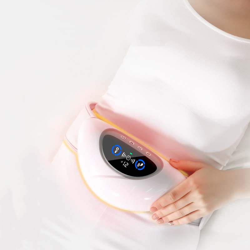 Menstrual Pain Relief Heating Belt with Pulse Massage & Red Light Therapy