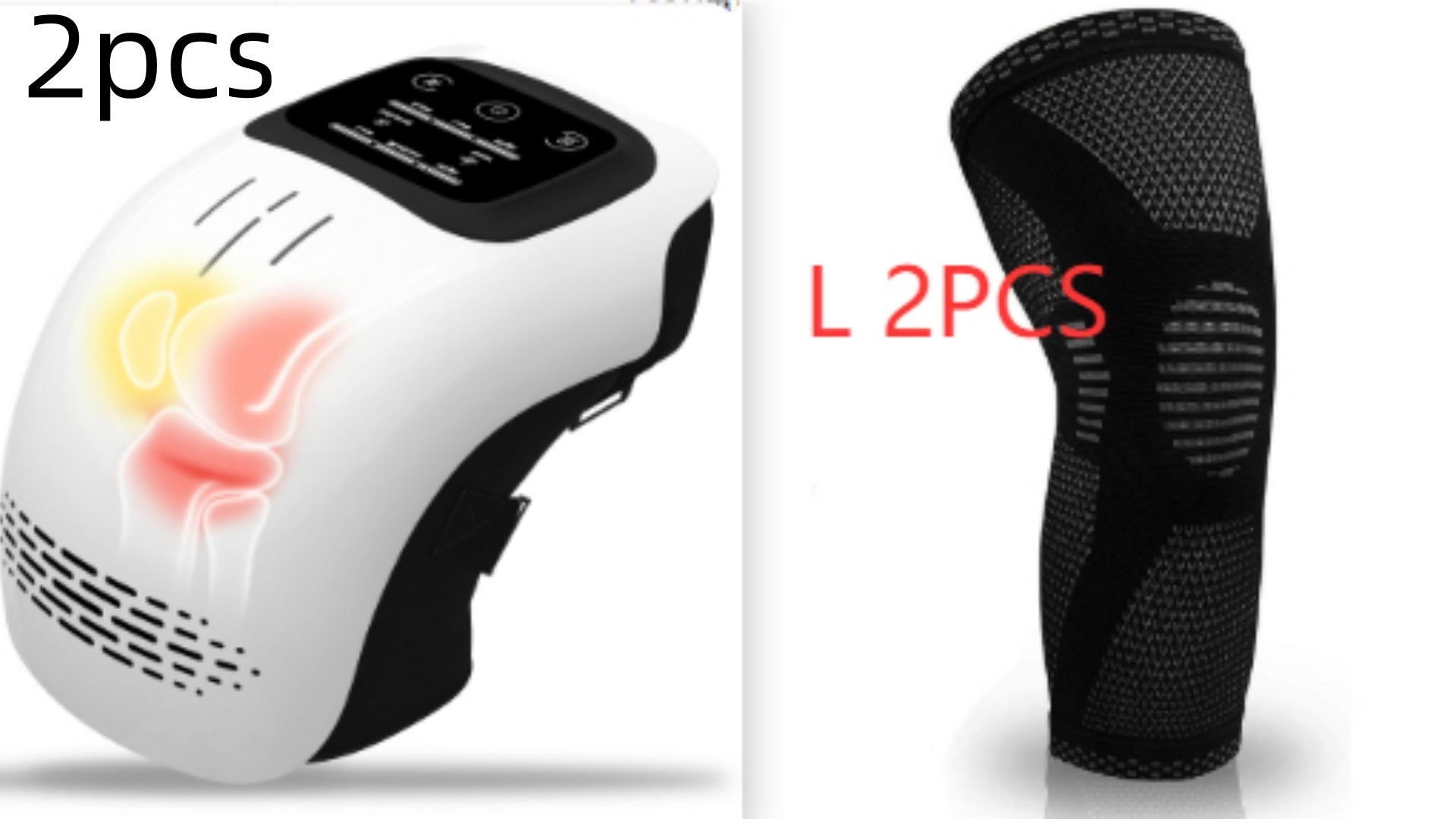 Knee Massager – Heat, Infrared Laser & Vibration Therapy for Pain Relief