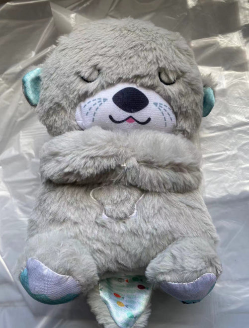 Breathing Lamb Baby Sleep Soother — Plush Toy with Music