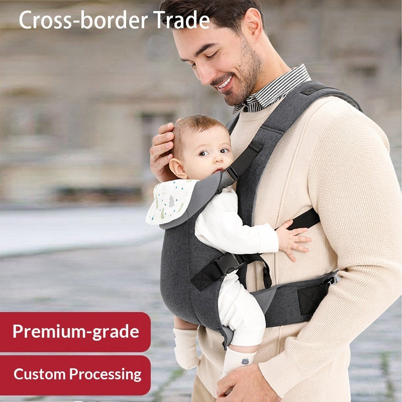 3-in-1 Ergonomic Baby Carrier — Kangaroo, Chest & Back Carry