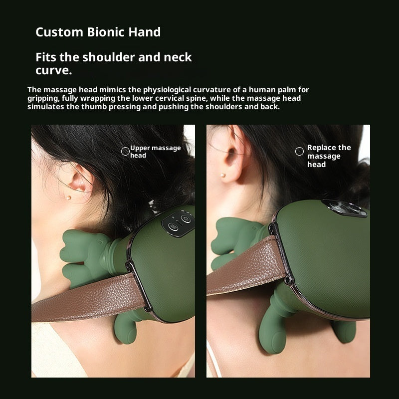 Wireless Neck & Shoulder Massager — 4D Kneading with Heat